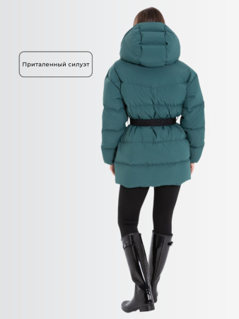 Пуховик женский зимний CRUSH Изумрудный